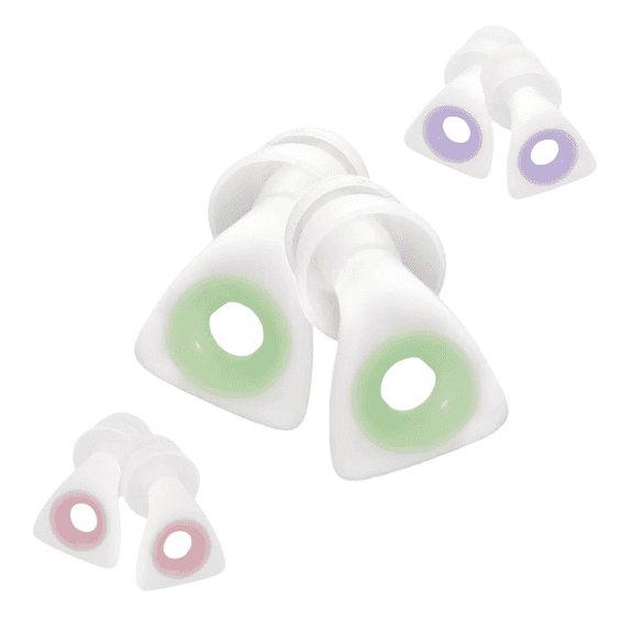 Amplim Noise Protecting Soft Silicone Earplugs for Hearing Protection, White