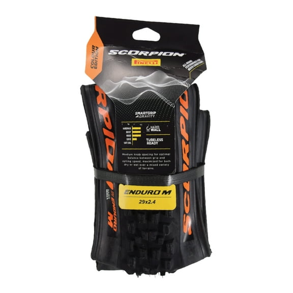 Pirelli Scorpion Enduro M 29x2.4 Orange Color Edition Tubeless Mountain Bicycle Tire