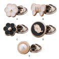 thumbnail image 1 of 100Pcs Free Sewing Cufflinks Brooch Buttons Set Detachable Adjustable Buttons Clothes Prevent Exposure Adjustable Garment Fixed for Type1, 1 of 9