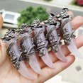 thumbnail image 2 of Natural Crystal Wolf Teeth Dragon Pendant Chakra Gems Magic Reiki Healing Amulet, 2 of 2