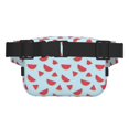 thumbnail image 3 of Bingfone Fanny Packs for Women Fashion Waist Packs Bag with Adjustable Strap Waterproof Everywhere Crossbody Belt Bag for Workout Running Travelling( Watermelon ), 3 of 9