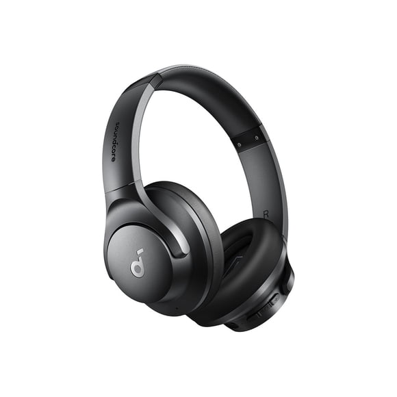 Soundcore Space Q20I - Headphones with mic - full size - Bluetooth - wireless, wired - active noise canceling - 3.5 mm jack - black