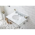 thumbnail image 4 of Water Creation Empire 30" Single Plastic Wash Stand - Chrome/Clear, 4 of 6