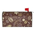 thumbnail image 3 of Fotbe Coffee and Flowers Mailbox Covers Post Letter Box Cover Garden Decor Standard Size-25.5x21 in, 3 of 9