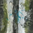 thumbnail image 2 of Combs, Joyce 26x26 White Modern Wood Framed Museum Art Print Titled - Electric Currents II, 2 of 4
