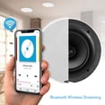 thumbnail image 6 of Pyle PDICBT87 - Dual 8.0’’ Bluetooth Ceiling / Wall Speaker Kit, (2) Flush Mount 2-Way Speakers, 400 Watt, 6 of 7