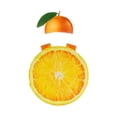 thumbnail image 4 of Disfraz naranja de cosplay, reutilizable, sin mangas, adorable y realista, con sombrero, disfraz de rodaja de fruta para fiestas de Halloween. Para niños, 4 of 8