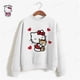 thumbnail image 3 of Sudaderas con capucha con estampado de HELLO KITTY para mujer, ropa con estampado de dibujos animados Y2k, talla grande, sudadera femenina de calle alta, 3 of 4