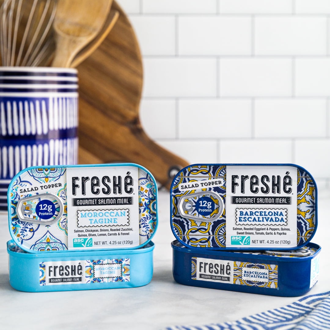 (2 pack) Freshe Moroccan Tagine, Gourmet Salmon Meal, 4.25 Ounce Can