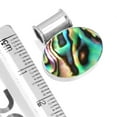thumbnail image 2 of 925 Sterling Silver Pendant Natural Abalone Shell Handmade Jewelry, 2 of 4