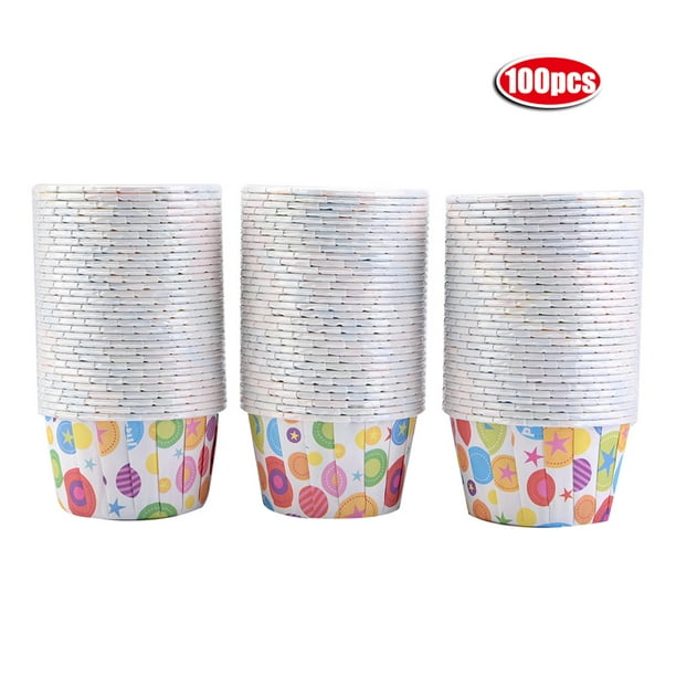 100pcs Mini Paper Cupcake Liners Paper Baking Cups Cupcake Wrappers Muffin  Baking Cup Liners for Desserts & Candies Cupcake Liner(4) : : Home
