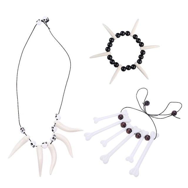 Conjunto de joyería de Halloween de 3 piezas para decoraciones de Halloween