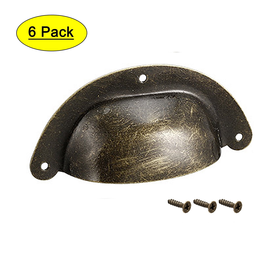 Uxcell Cup Drawer Pull Handle 0.12" Hole Diameter6 Pack