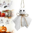 thumbnail image 2 of BNNG Halloween Ghost Hanging Ornaments, 3 Inch Small Hanging Ghosts Tree Ornaments, Farmhouse Rustic Cloth Ghosts Hanging Decoration for Haunted House Party Yard Tree Decor, 2 of 7