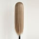 thumbnail image 5 of Qarigey Pelucas delanteras de pelo sintético ajustables para eventos informales y oficiales pelucas rectas agradables para la piel Cuidado del cabello, 5 of 6