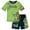 Green / black, variant on Teenage Mutant Ninja Turtles Donatello Raphael Leonardo UPF 50+ Pullover Rash Guard and Swim Trunks Outfit Set Toddler to Big Kid
