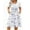 Multicolor DH6, variant on Zeagoo Womens Plus Size Summer Dress Short Sleeve Casual Mini Dresses Empire Waist T-Shirt Dress with Pockets