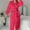 Hot Pink, variant on WCJM Satin Robe for Women Belted Heart Print Robe for Women Bathrobe Loungewear Pajama Wrap Home