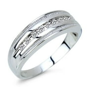 1/4 Carat Diamond Men's Band