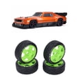thumbnail image 4 of Roues RC 1/8 GT, Roues de Course RC Résistantes à l'Usure Faciles à Installer 4 Pcs avec Adaptateur 17mm pour Remplacement Noir, Blanc, Vert, Bleu, 4 of 8