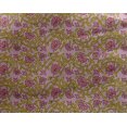 thumbnail image 4 of oneOone Georgette Viscose Fabric Leaves & Floral Block Print Fabric By The Yard 42 Inch Wide, 4 of 5