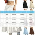 thumbnail image 3 of Abomasnow Boho Long Skirts for Women 2025 Summer Drawstring Elastic Waist Tiered Layer Maxi Skirts A Line Ruffle Hem Flowy Skorts, 3 of 5