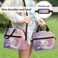 thumbnail image 5 of HUIACONG Insulated Lunch Bag with Galaxy Axolotl Pattern, Aluminum Film Lined Lunch Tote for Travel and Outdoor Adventures, 5 of 10