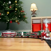 Lionel Trains North Pole Express Holiday Train 42 Piece Set with Sounds