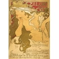 thumbnail image 2 of Mucha, Alphonse 24x32 White Modern Wood Framed Museum Art Print Titled - Salon de scent, 2 of 4