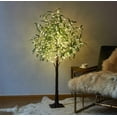 thumbnail image 6 of Lighted Olive Trees Artificial 4ft 160 LED Fairy Light for Decoration Inside Outside, Lit Fake Tree Electric Greenery Lights for Christmas Wedding Holiday Home Decor, 6 of 6
