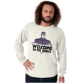 thumbnail image 4 of the Phantom Welcome to the Jungle Unisex Plus Size Long Sleeve Tee Shirt Brisco Brands 4X, 4 of 6