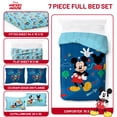 thumbnail image 3 of Mickey Mouse Welcome To Our Clubhouse 7 Piece Full Size Comforter Set Shams, 3 of 4