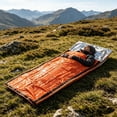 thumbnail image 5 of Cififendec Emergency Thermal Sleeping Bag, 82.6"×35.4", Portable Blanket, Lightweight Insulation Bivy Sack for Camping, Hiking & Wilderness Trips(Orange), 5 of 5