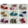 thumbnail image 3 of U8MO 5 Pairs Metallic Color Acrylic Double Side Front and Back Post Ear Stud Earrings-Metallic Hot Pink, 3 of 9