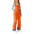 thumbnail image 2 of CCRFTGI Girls Snow Pants Waterproof Thermal Fashion Snow Bib Overall Adjustable Strap Soft Comfy Winter Snowsuit Orange 10-12Years, 2 of 7