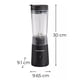 thumbnail image 2 of Licuadora Personal Hamilton Beach para Batidos y Smoothies con Tapa de Viaje Antifugas 14 Oz Renewed, 2 of 7