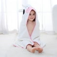 thumbnail image 6 of URMAGIC Premium Hooded Towel for Kids | Ultra Soft Cotton Bath Towel with Hood for Girls or Boys 0-6 Years, 35.4×35.4", 6 of 7