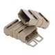 thumbnail image 5 of Bolsa doble para cargador ABS Fast Molle Strike System para cargadores de 5,56 (bronceado), 5 of 6