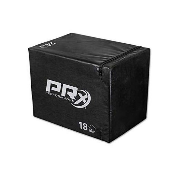 PRx Performance 3-in-1 Plyo Boxes, Plyometric Jump Training and Conditioning Box for All Athletes Soft Foam 16"/18"/24", Soft Foam 20"/24"/30" and, Wood 20"/24"/30"