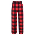 thumbnail image 3 of Aihuaihua Pajama Pants for Girls Long Sleep Plaid Pants Elastic Waist Soft Lounge Pj Bottoms with Pockets Kids Christmas Pajamas 4-13 Years, 3 of 3