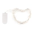 thumbnail image 1 of Cadena Botón De Luz De Hadas Funciona Con Pilas De Agua Lámpara De Alambre De Cobre Lámpara De Cadena Para Interiores Y Exteriores De Boda De Navidad (Color Blanco Cálido) 3M / 9.8Ft 30-Led Luces Inevent HA026113-01, 1 of 6