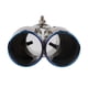 thumbnail image 3 of Tubería de cola de coche, acabado de acero inoxidable, 58 mm, 63 mm, , azul Sunnimix Muffler de cola de coche, 3 of 8