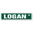 thumbnail image 1 of LOGAN Street Sign Childrens Name Room Sign | Indoor/Outdoor |  24" Wide Plastic Sign, 1 of 4