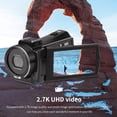 thumbnail image 4 of Cámara Videocámara Irfora ORDRO HDV-V17 2.7K Cámara de video digital Videocámara Grabadora DV portátil 3.0 pulgadas IPS Pantalla táctil 48MP 16X Zoom digital IR Visión nocturna Lapso de tiempo Bell Irfora Videocámara, 4 of 7