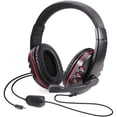 thumbnail image 1 of Gaming headset, 3.5mm wired headset stereo headset with microphone volume control, suitable for PS4 PS5 PC tablets, laptops, smartphones, Xbox One, 1 of 7