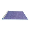 thumbnail image 2 of Ahgly Company Machine Washable Indoor Rectangle Abstract Blue Modern Area Rugs, 7' x 9', 2 of 4