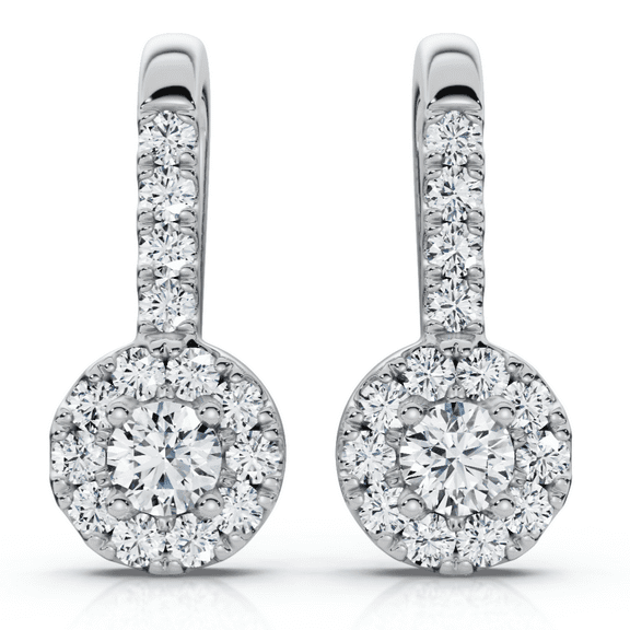 Pompeii 1/4ct Diamond Earrings White Gold (H,I2-I3)