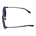 thumbnail image 6 of John Varvatos Mens Navy Metal Aviator Sunglass V546, Blue Lens, 6 of 7