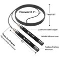 thumbnail image 3 of 5BILLION Jump Rope & Skipping Rope - SELF-Locking - Adjustable with Ball Bearings - Workout for Double Unders, Fitness,, 3 of 6