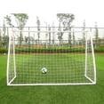 thumbnail image 7 of Ktaxon Durable PVC Backyard Soccer Goal Frame Net, 8' x 5', White, 4.4kg, 7 of 7